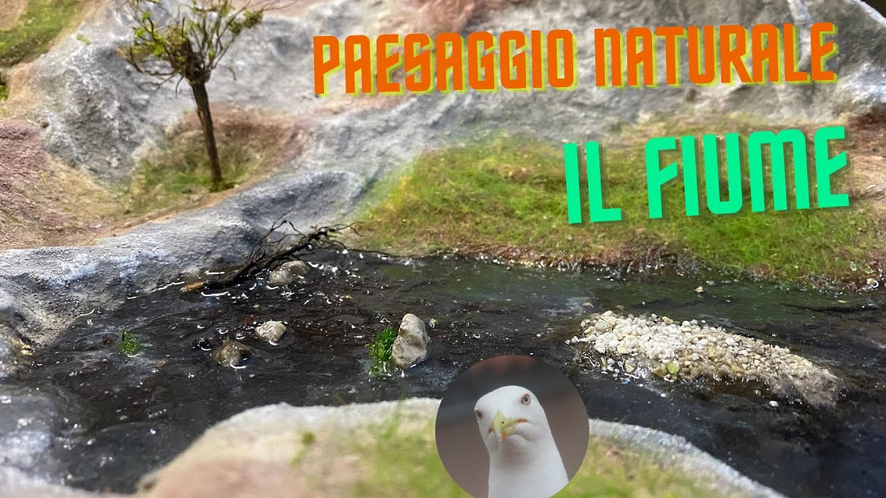 Modelliamo una Scena Naturale step 2 -  decoriamo e creiamo un fiume o corso d'acqua con la resina