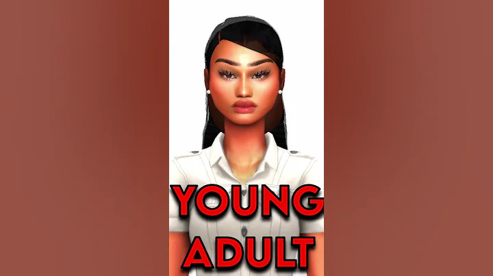 GROW UP WITH MY SIM! | The Sims 4 #shorts #thesims