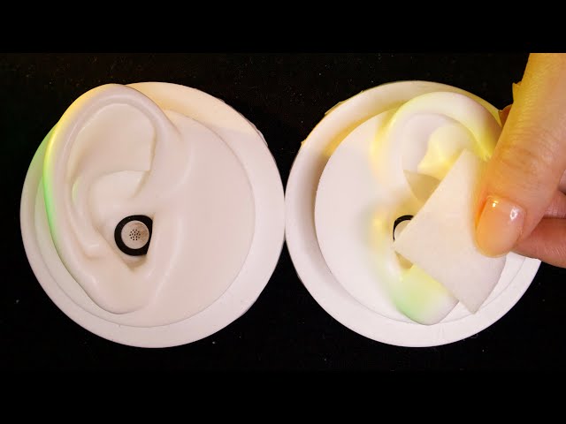 ASMR You're really wiping my ears, aren't you?