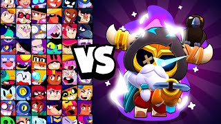 ODIN CORDELIUS vs ALL BRAWLERS! With HYPERCHARGE! | Brawl Stars