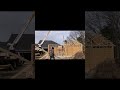 Setting trusses in 60 seconds #shorts #construction #wwbuilding #bluecollar #framing