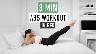 ABS WORKOUT IN BED | easy everyday workout at home