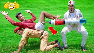 Must Watch New Doctor Comedy Video 2026 Amazing Injection Wala Comedy Video Try To Not Laugh Ep 53
