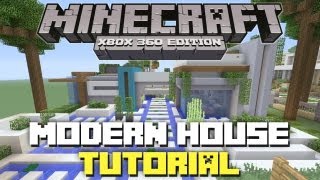 Minecraft Xbox 360 Edition: Modern House Tutorial! Part 4