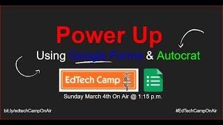 Power Up! with Google Forms & Autocrat