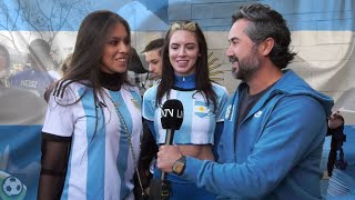 Argentina Fans Celebrate World Cup Win Over Croatia