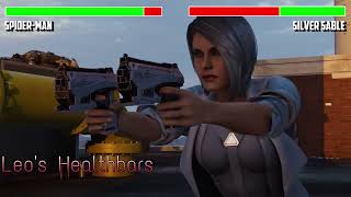 Spider-Man Vs. Silver Sable With Healthbars Edited By Ag3Nt.