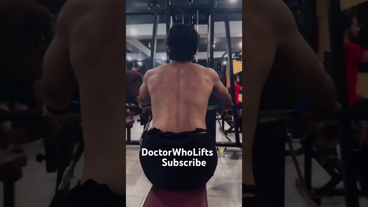 Strong Back Muscles/ Motivation/ #gym #motivation #fitness #trending #funny #fyp
