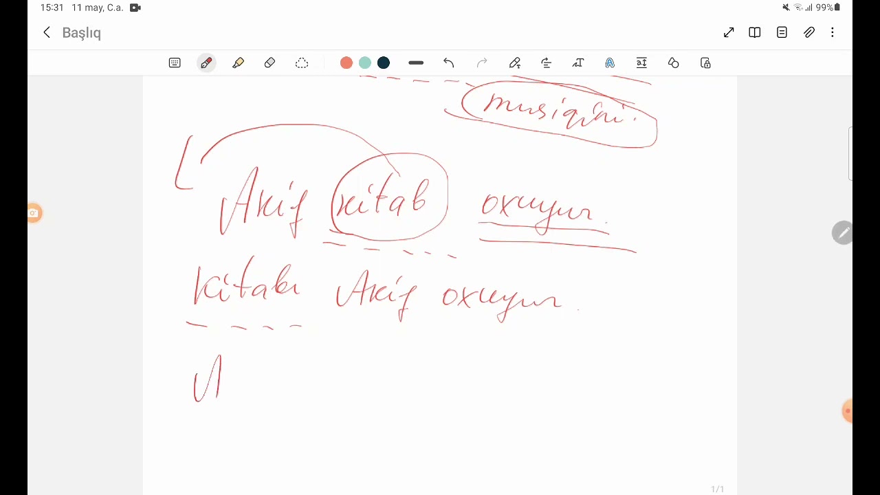 Qeyri-müəyyən təsirlik hallı sözlərin tapılması. Qəbulun bir sualı👍İbrahimova Xatirə