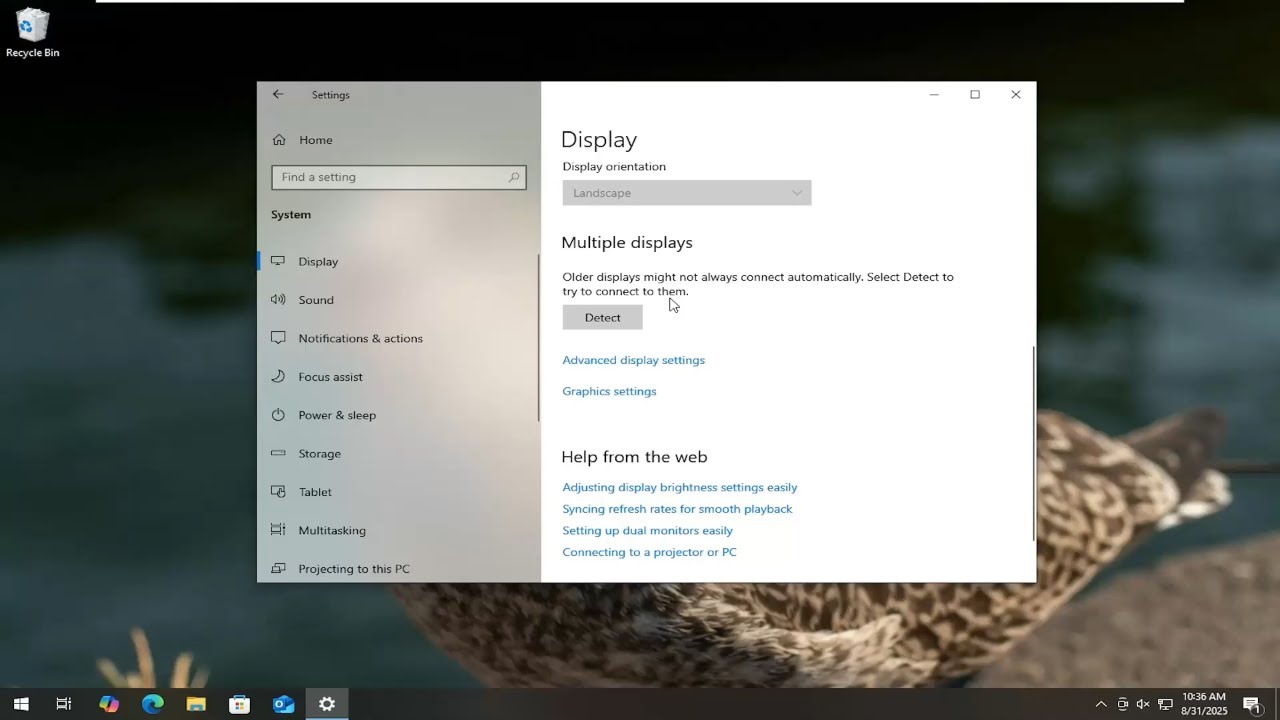 How To Detect Multiple/Second Displays on Windows 10 [Guide] - YouTube