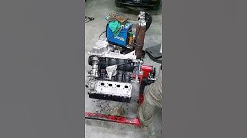 rotating engine stand; using HF boat winch