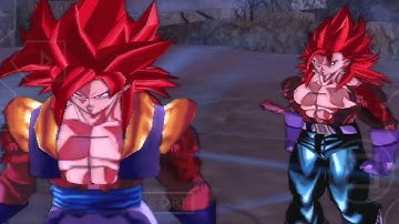 Vegito SSJ4 GT Vs Gogeta SSJ4 GT | DBZ TTT MOD ISO