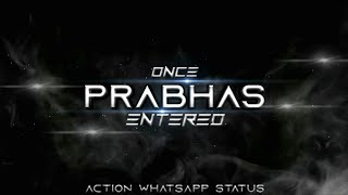 - Darling Prabhas New Action Whatsapp Status Video Darling Prabhas Die Heart Fans