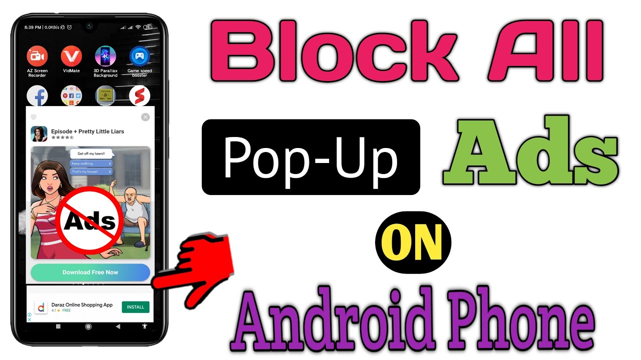 frakke pouch tæppe How to Block All Ads On Android Phone Easy & Fast - YouTube