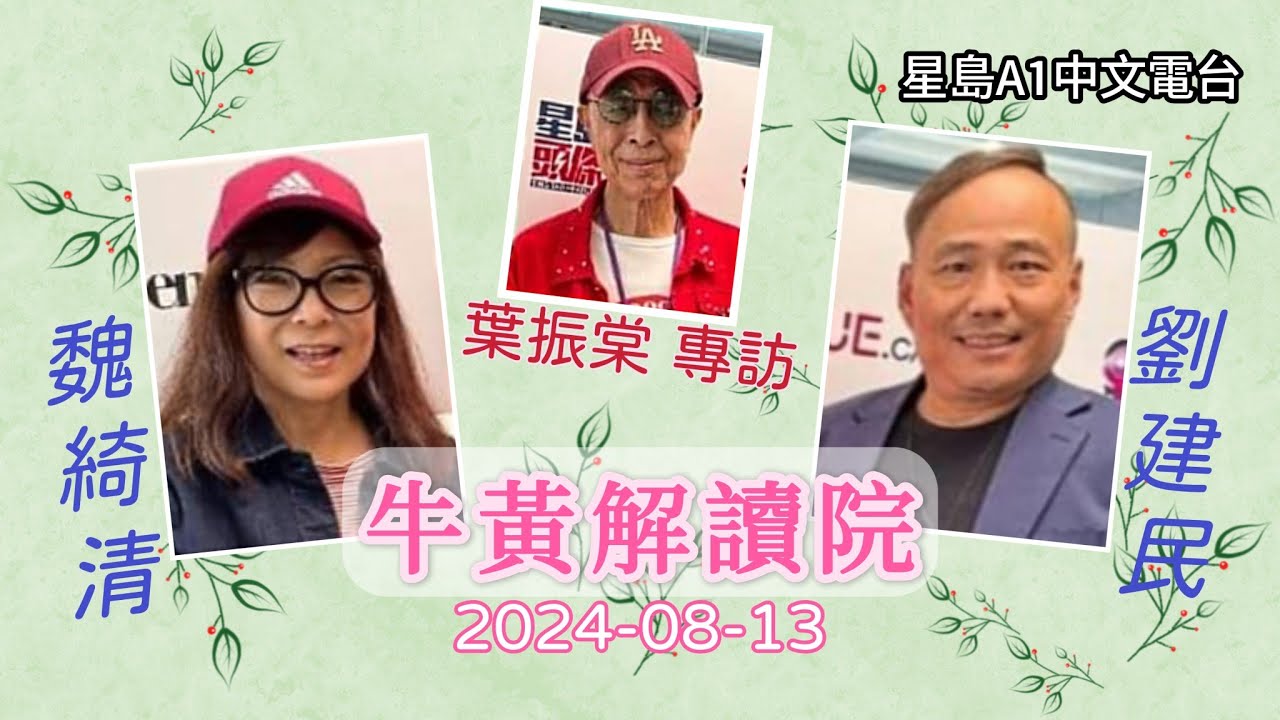 [ 葉振棠 專訪 ] 魏綺清 劉建民 “牛黃解讀院” 2024-08-13 星島A1中文電台 節目 - YouTube