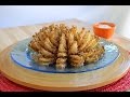 Crispy Baked Blooming Onion with Tangy Dipping Sauce Recipe