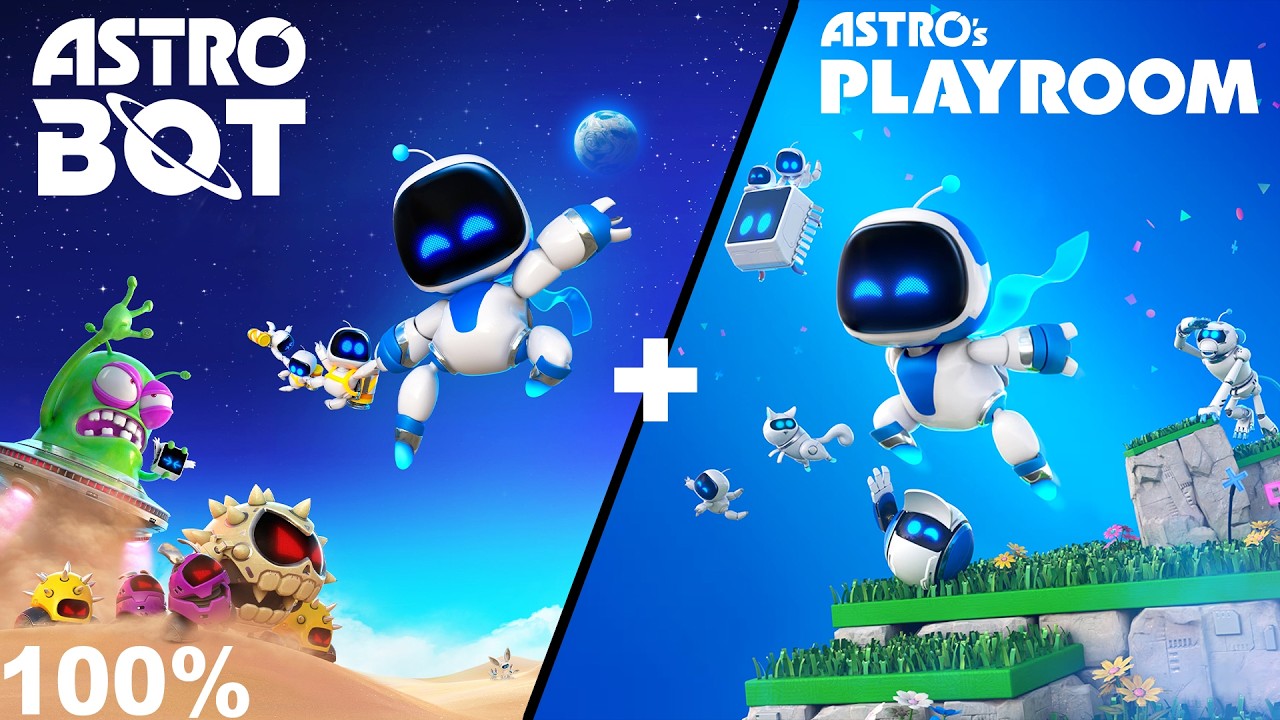 Astro Bot + Astro's Playroom 100% - Full Game Walkthrough - YouTube