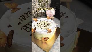 Decorating a simple cake🎂✨Fresh homemade cakeCustom design available📩 Order now📍 #cakebite #malda