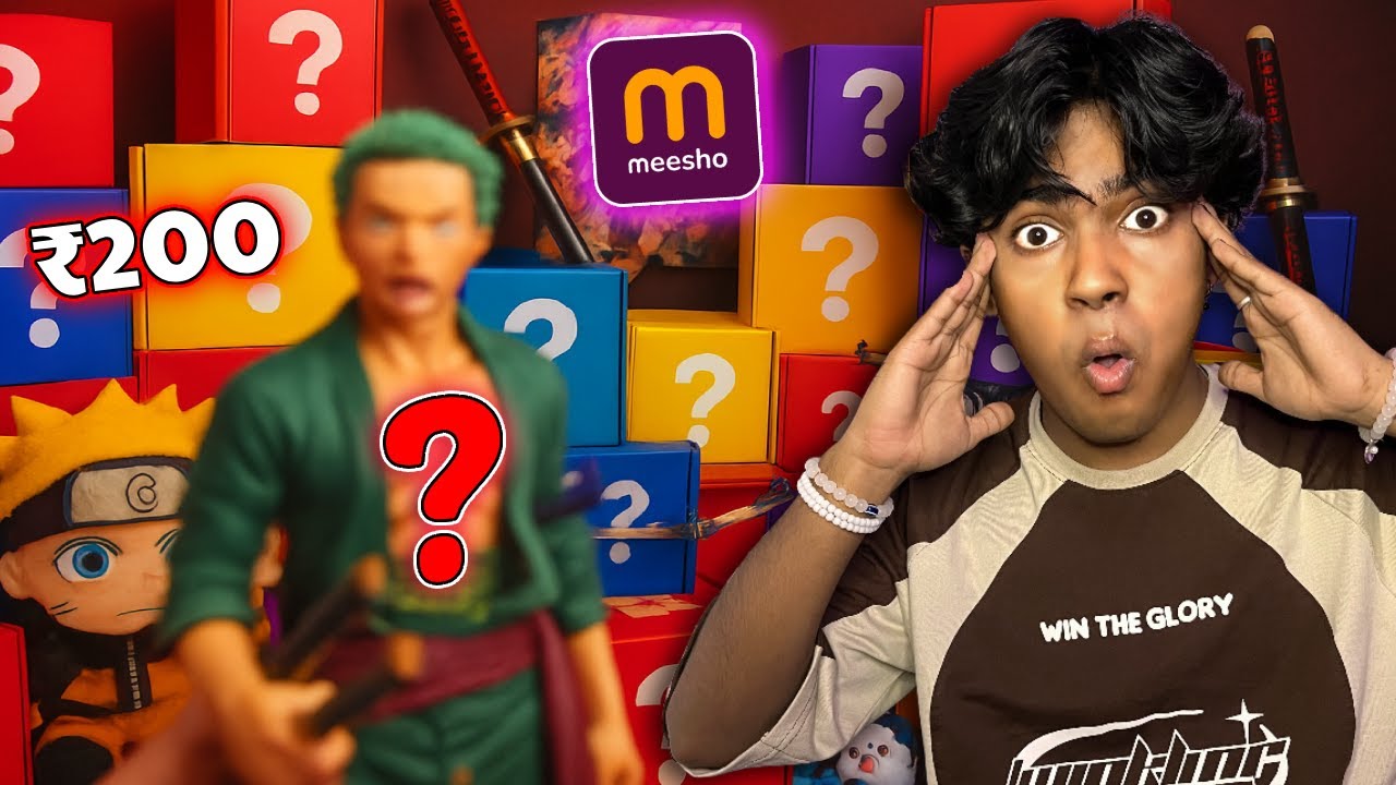 Meesho Anime Merchandise Unboxing Part 2 | Cheap Anime Items from Meesho