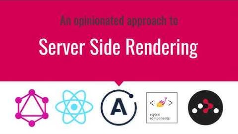 GraphQL Toronto Apr 2018 - SSR with Apollo Client & React and Intro to Prisma