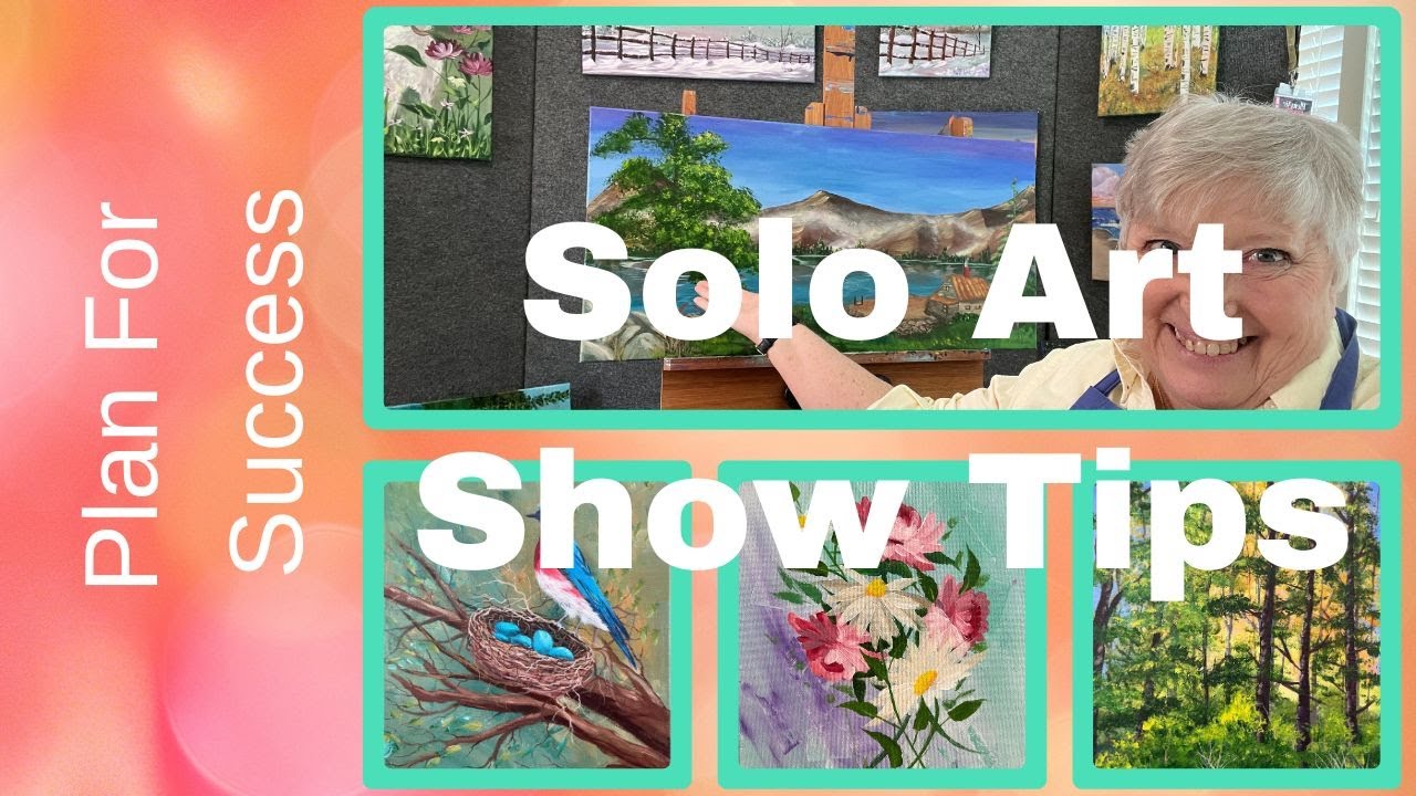 How To Have A Successful Solo Art Show - Get The Checklist - YouTube