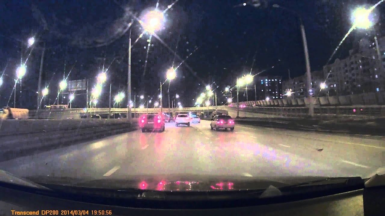 Ночная запись Transcend DrivePro 200