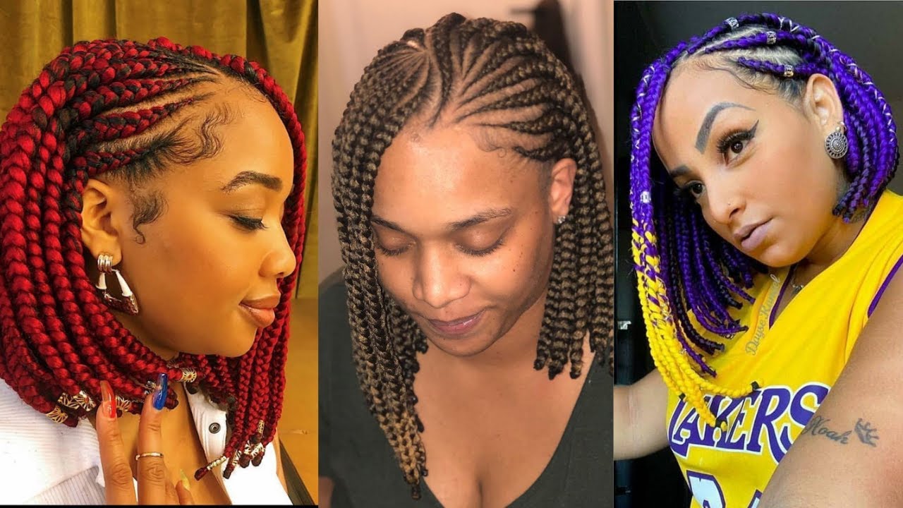 💛🤩🤩Bob Braid Hairstyles For Black Women 2021: Perfect Bob Hairstyle For  Ladies 
