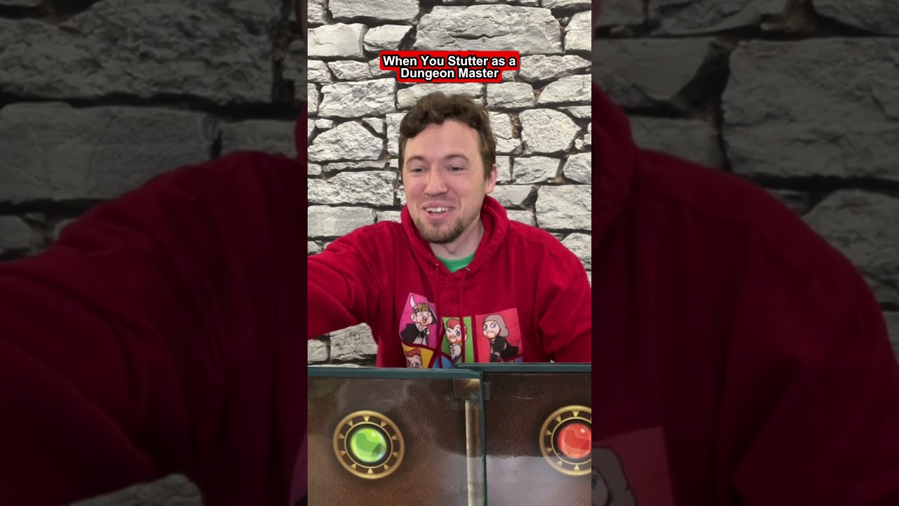 When You Stutter as a DM 😑