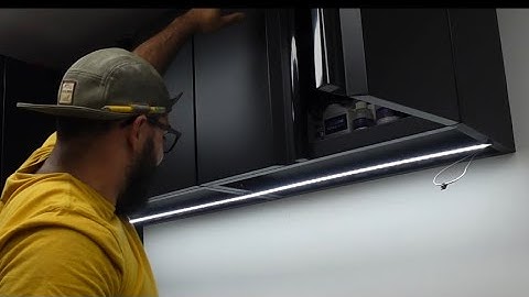 Finishing the under counter lights on Husky cabinets, Part 2 (Lutron switches) // Skill Stacking