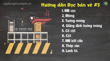Đọc bản vẽ 3: Cách đọc mặt bằng mặt cắt mặt đứng cho mọi người | XDTH Xây Dựng Thực Hành #37