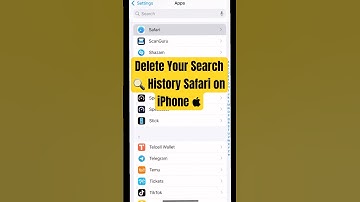How to Delete Your Search 🔍 History Safari on iPhone   #SafariBrowser #iPhoneTrick #SearchiPhone