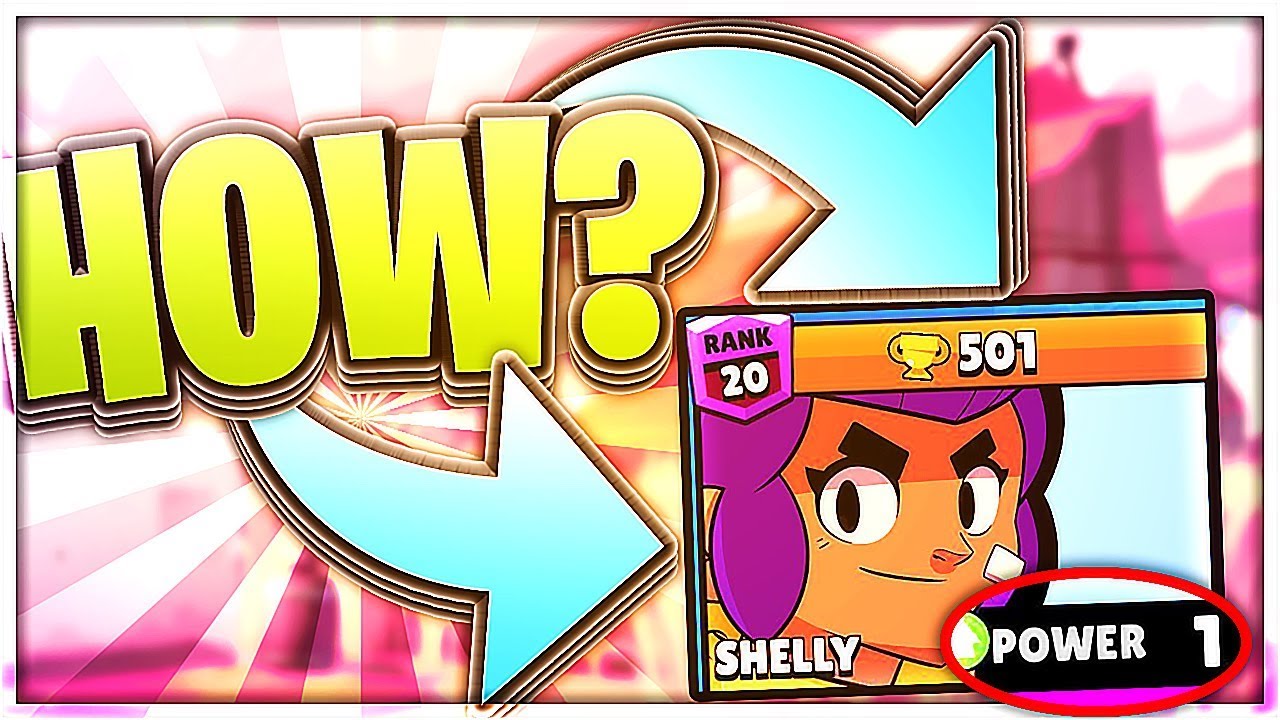 Brawl Stars Crazy Level 1 Shelly To 500 Trophies Youtube - brawl stars shellys teaming