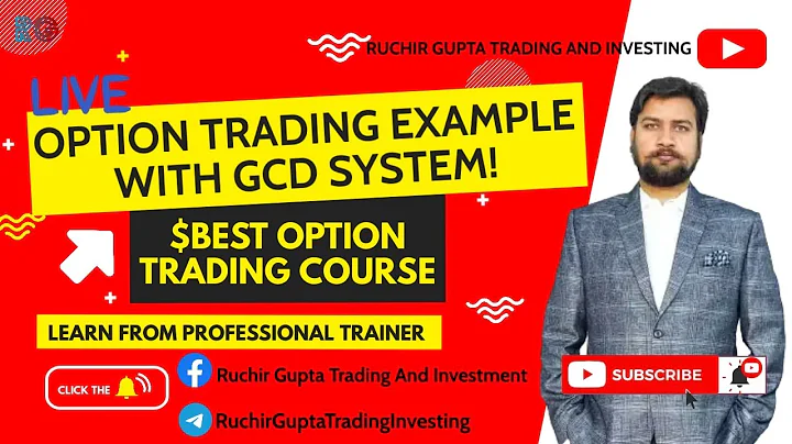 Live Option Trading Example with GCD system ! Best Option Trading Course