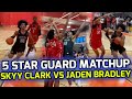 Kentucky Commit Skyy Clark vs Jaden Bradley Goes Down To The LAST SECOND! Top 2022 Guard Matchup! 🤩