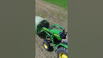 Loading Round Bales #shorts