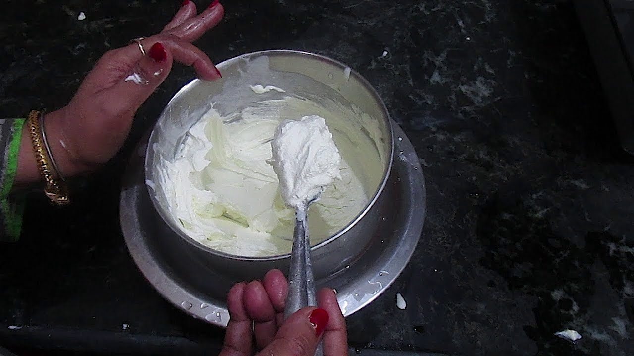 Whipped Cream Ab banaye fork se YouTube