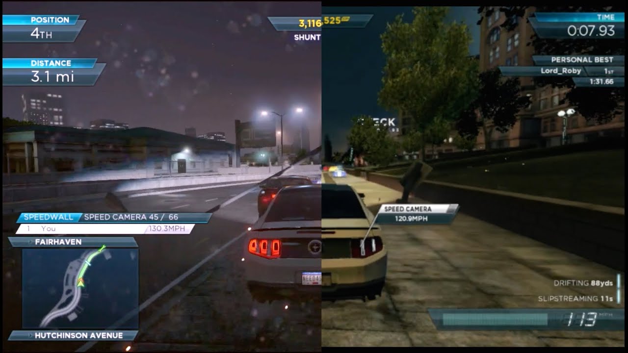 Ps Vita Ps Tv Gameplay Need For Speed Most Wanted Nissan Gtr Vs 427 Shelby Cobra Hd By Ps Vita Gameplay