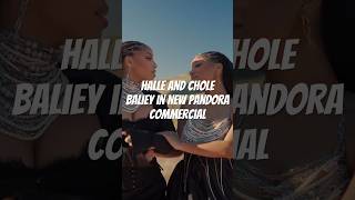 #hallebailey and #cholebaliey in new #pandora commercial 🩷 Resimi
