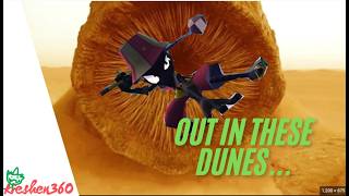Out in these dunes... (the big catch tackle box gameplay)