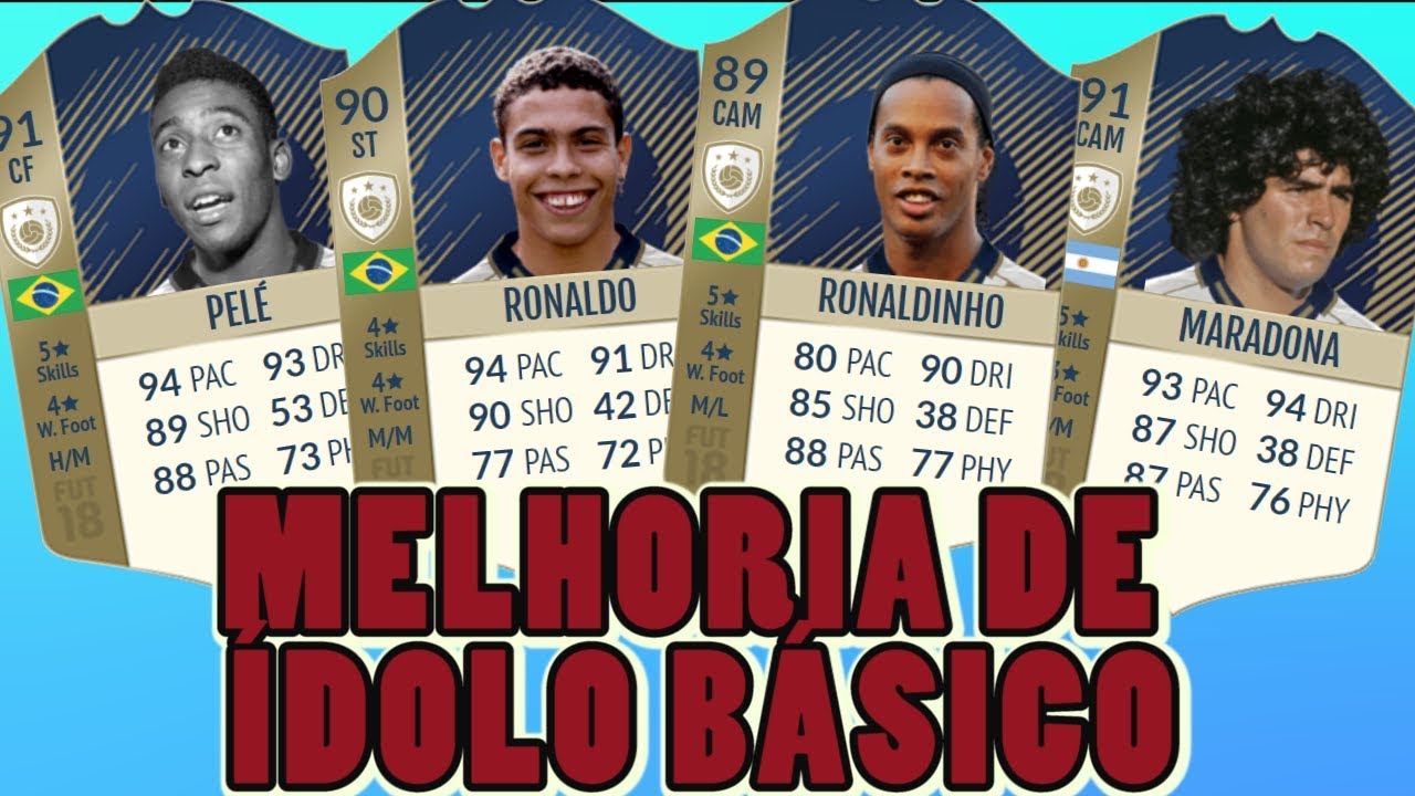 DME SBC ICON [MELHORIA DE ÍDOLO BÁSICO (novo)] MAIS BARATO COMPLETO - FIFA 18 fifa ultimate team 18