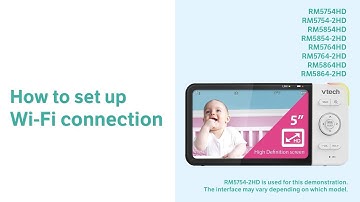 Set up Wi-Fi connection - VTech RM5754HD RM5854HD RM5764HD RM5864HD and more