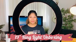 Embellir 19&quot; LED Ring Light Unboxing | Setup