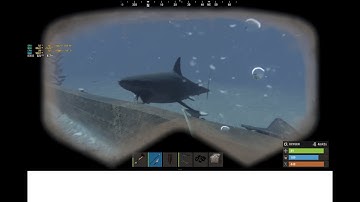 Scuba Diving in RUST with a SHARK ATTACK!!