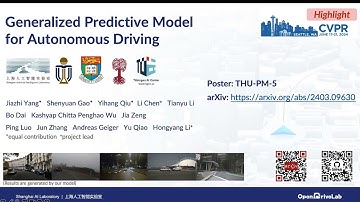 [CVPR 2024 Highlight] Generalized Predictive Model for Autonomous Driving