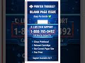 Printer Blank Page Problem | Easy Fix Steps