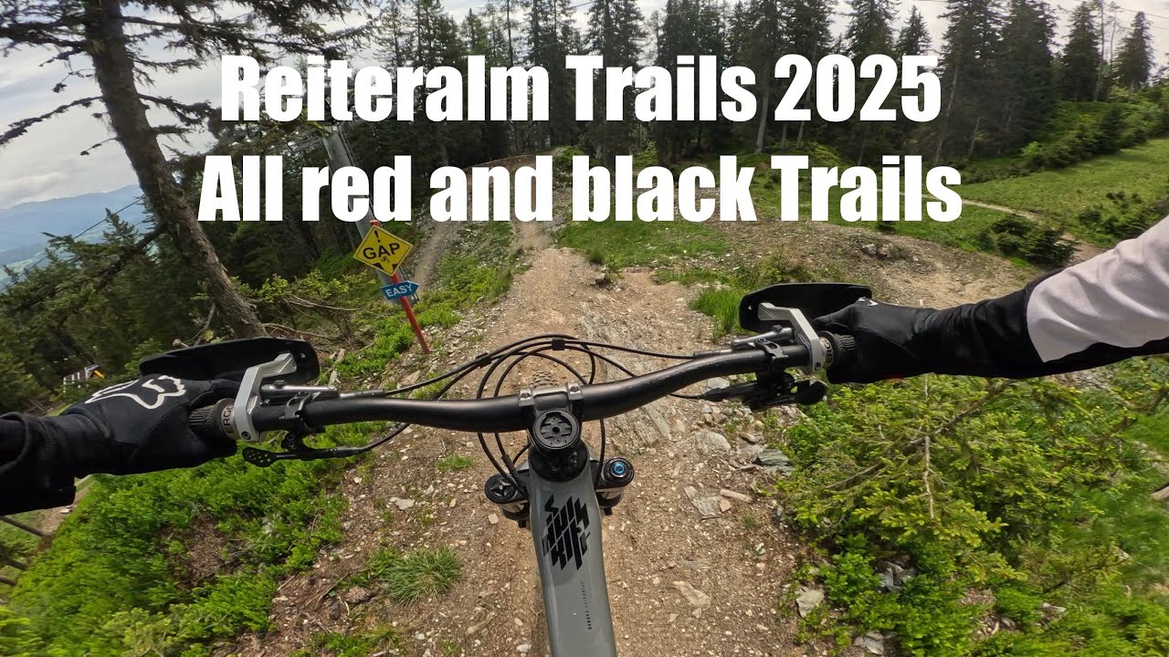 Reiteralm Trails Schladming 2025 | All red and black Trails | GoPro Raw