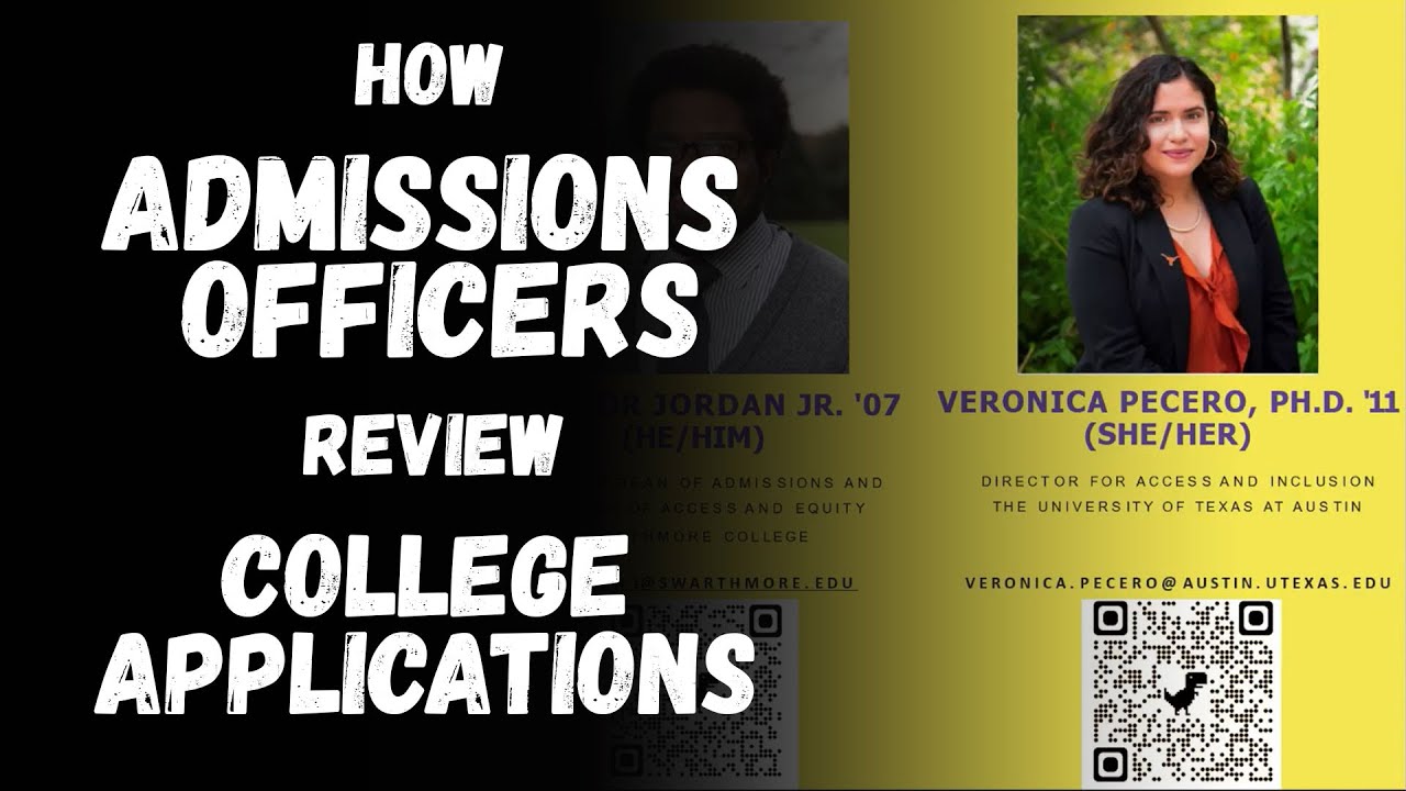 How an Admissions Officer Reviews College Applications - YouTube