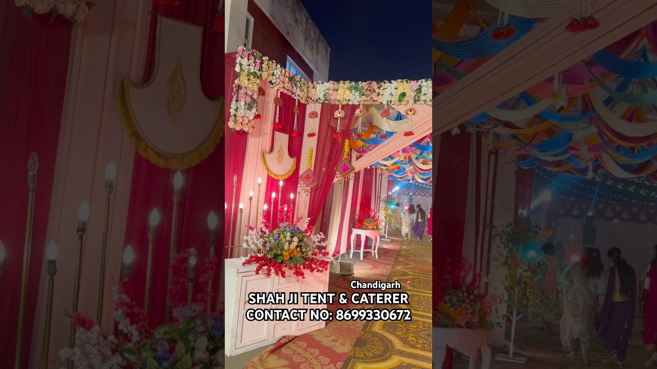 SHAH JI TENT & CATERER || BEST CATERING SERVICE || COMFORTABLE SITING || CHANDIGARH 