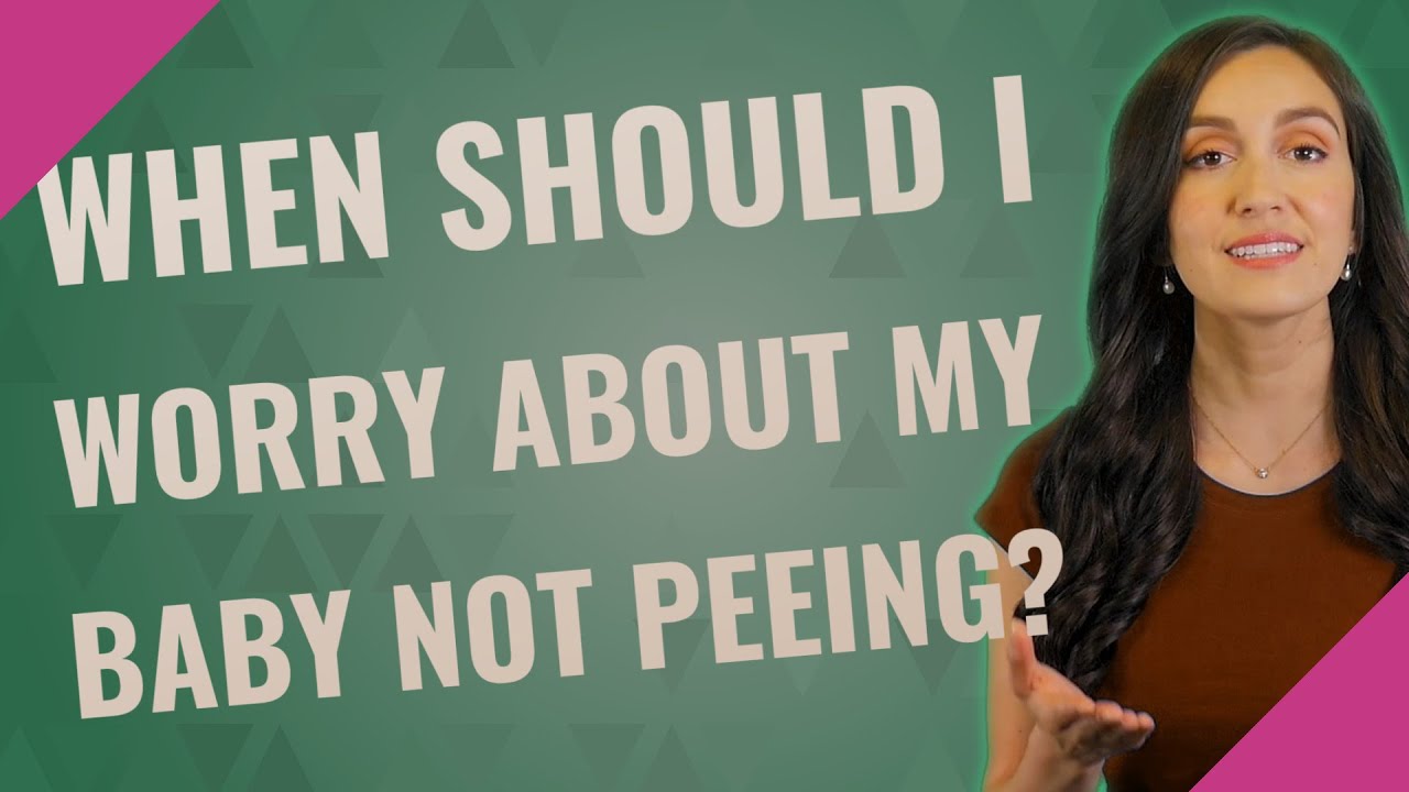 When should I worry about my baby not peeing? - YouTube