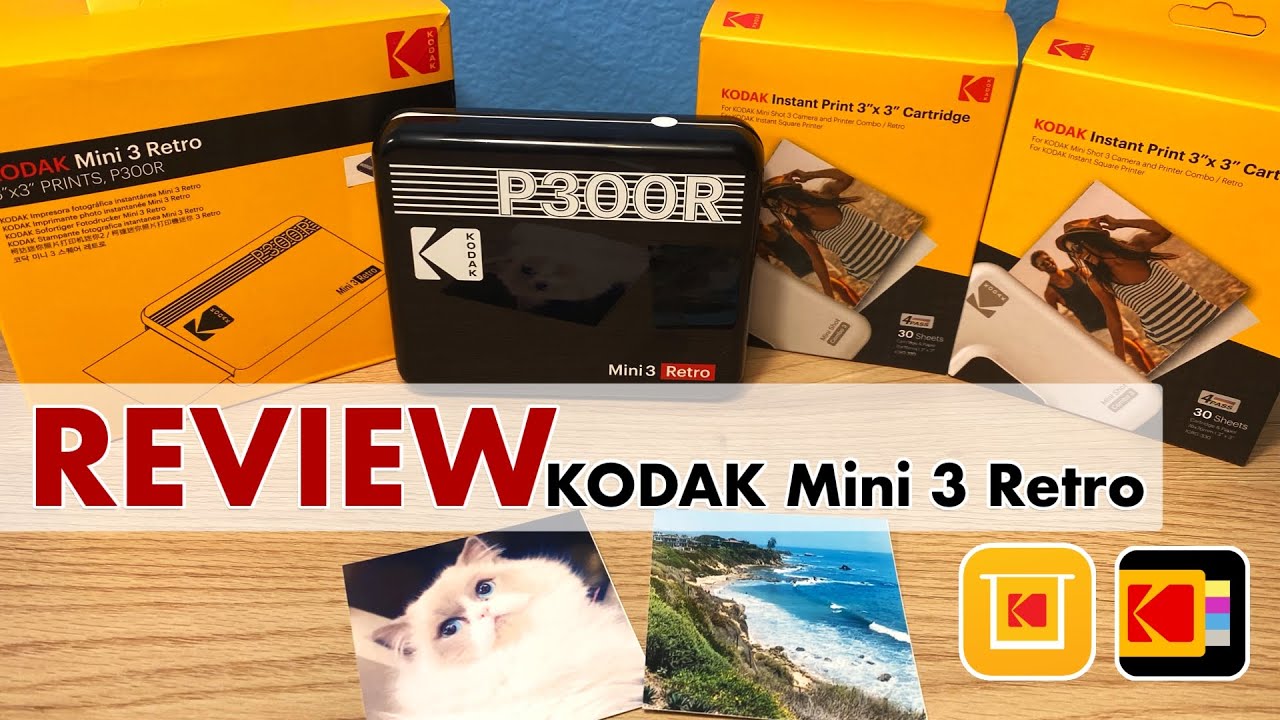 Kodak Mini 3 Retro 3×3” Portable Photo Printer review - Rachybop